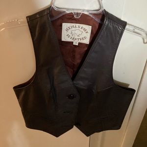 2 Leather Vests